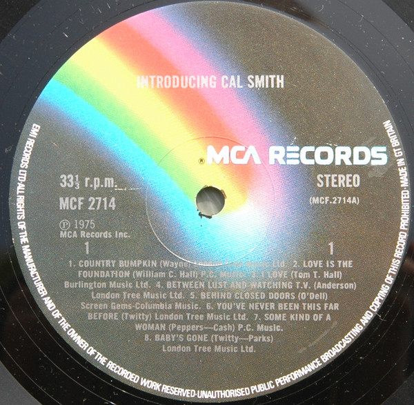lataa albumi Cal Smith - Introducing Cal Smith