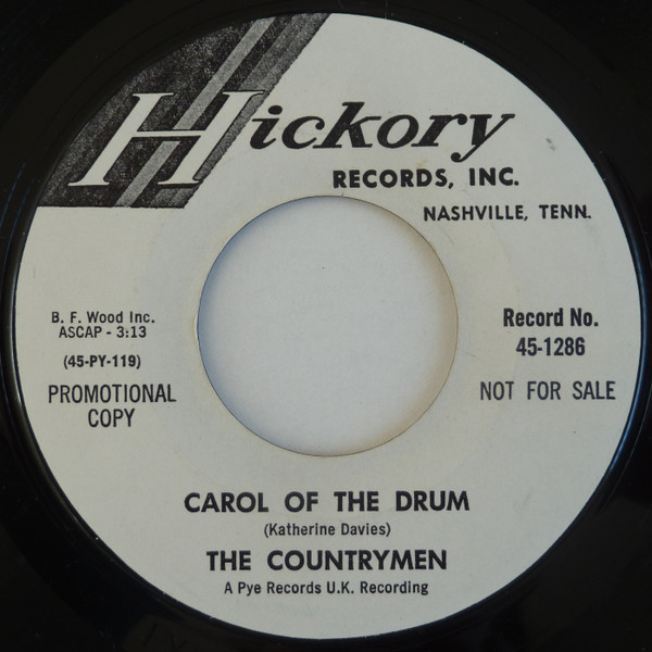 last ned album The Countrymen - Carol Of The Drum Scarlet Ribbons