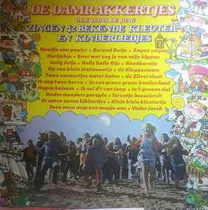 De Damrakkertjes (2) - Zingen 42 Bekende Kleuter En Kinderliedjes album cover