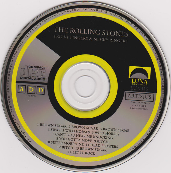 last ned album The Rolling Stones - Tricky Fingers Slicky Ringers