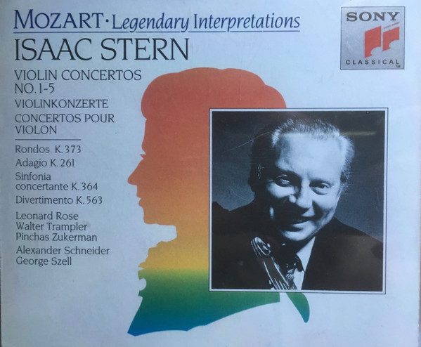 Mozart, Isaac Stern, Leonard Rose, Walter Trampler, Pinchas