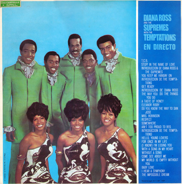 baixar álbum Diana Ross And The Supremes With The Temptations - En Directo