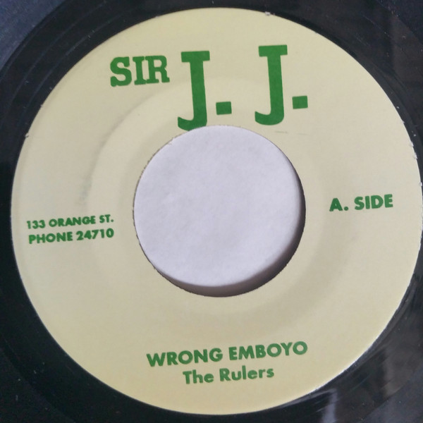 The Rulers – Wrong Emboyo (1967, Vinyl) - Discogs