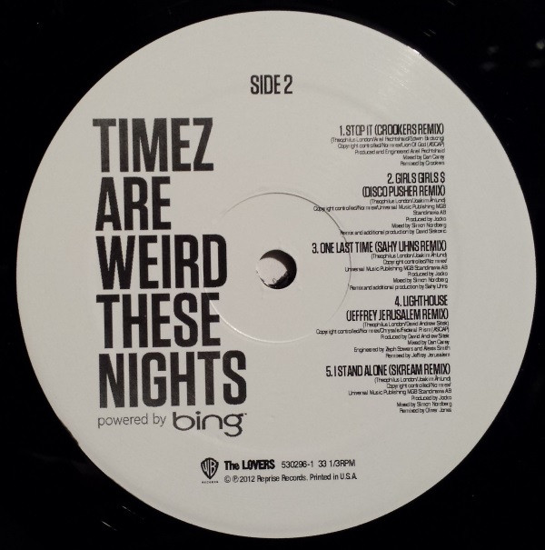 baixar álbum Theophilus London - Timez Are Weird These Nights The Remixes