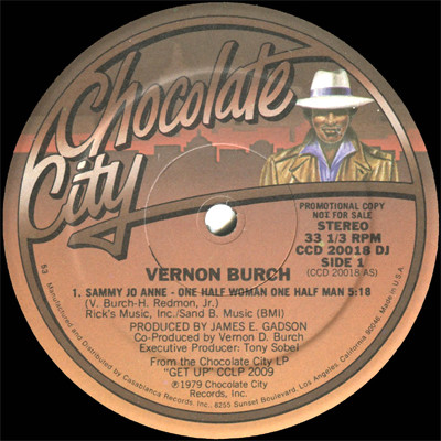 Vernon Burch – Sammy Jo Anne - One Half Woman One Half Man (1979