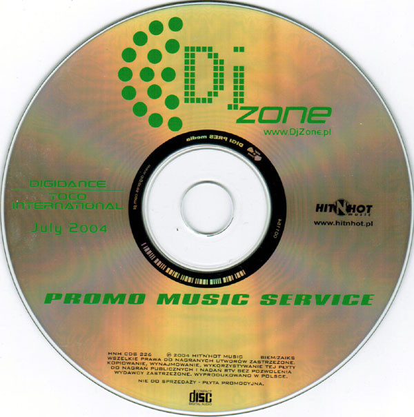 descargar álbum Various - Digidance ToCo International Promo Music Service July 2004