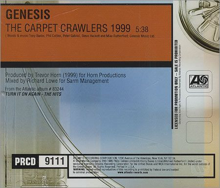 télécharger l'album Genesis - The Carpet Crawlers 1999