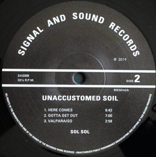last ned album SOL SOL - Unaccustomed Soil