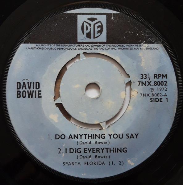 David Bowie – Do Anything You Say (Vinyl) - Discogs