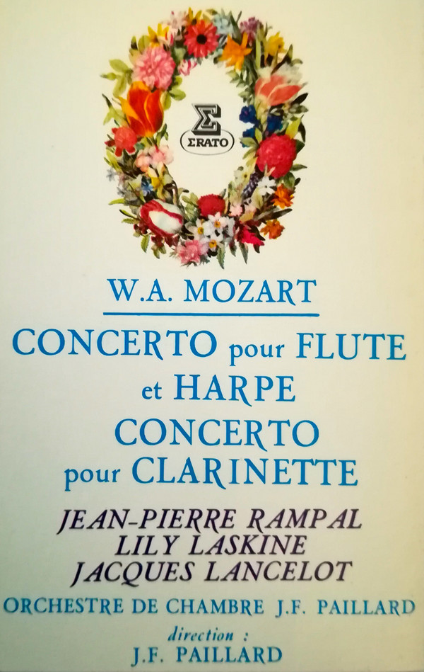 ladda ner album WA Mozart, JeanPierre Rampal, Lily Laskine, Jacques Lancelot, Orchestre De Chambre JF Paillard, JF Paillard - Concerto Pour Flûte Et Harpe Concerto Pour Clarinette
