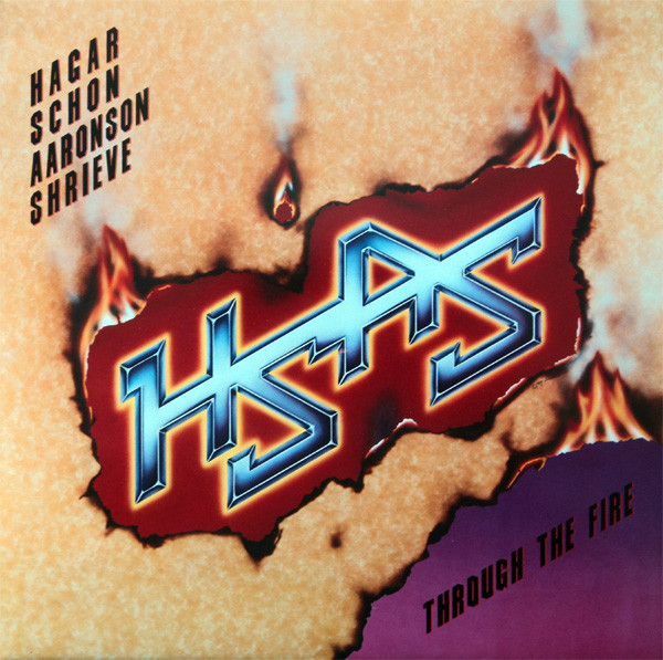 Hagar, Schon, Aaronson, Shrieve – Through The Fire (1984, Vinyl