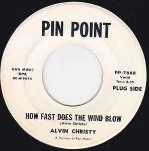 Alvin Christy - How Fast Does The Wind Blow / Lover album cover