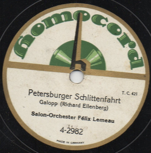 baixar álbum SalonOrchester Félix Lemeau - Petersburger Schlittenfahrt Marionnetten Brautzug