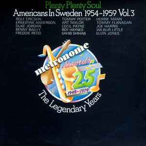 Various - Plenty Plenty Soul - Americans In Sweden 1954-1959 Vol. 3