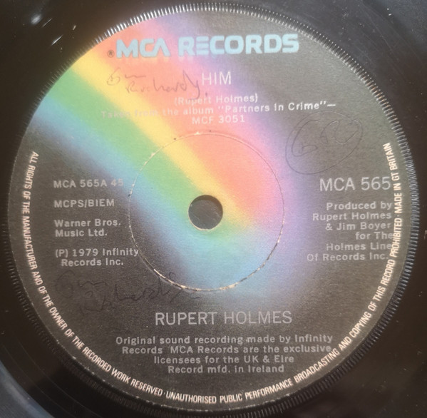 Rupert Holmes - Pursuit of Happiness LP Vinyl Record MCA-3241