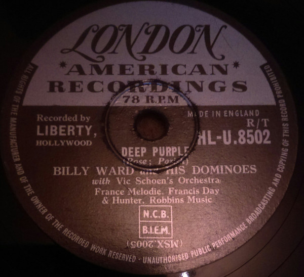 Billy Ward And His Dominoes - Deep Purple | Releases | Discogs