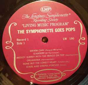 The Longines Symphonette The Symphonette Goes Pops Vinyl Discogs