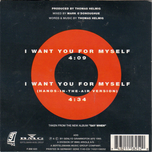 ladda ner album Thomas Helmig - I Want You For Myself