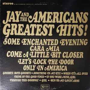 Jay & The Americans - Jay And The Americans Greatest Hits album cover