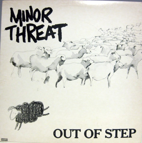 MINOR THREAT　OUT OF STEP　レコード　2枚セット