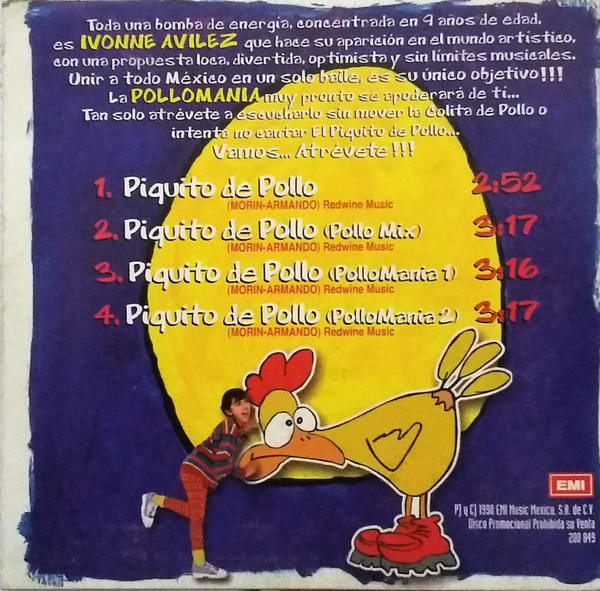 Ivonne Avilez – Piquito De Pollo (1998, Cardboard Sleeve, CD) - Discogs