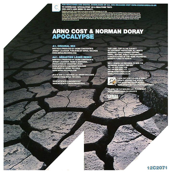 lataa albumi Arno Cost & Norman Doray - Apocalypse