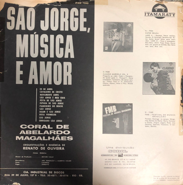 lataa albumi Coral de Abelardo Magalhães - São Jorge Musica E Amor