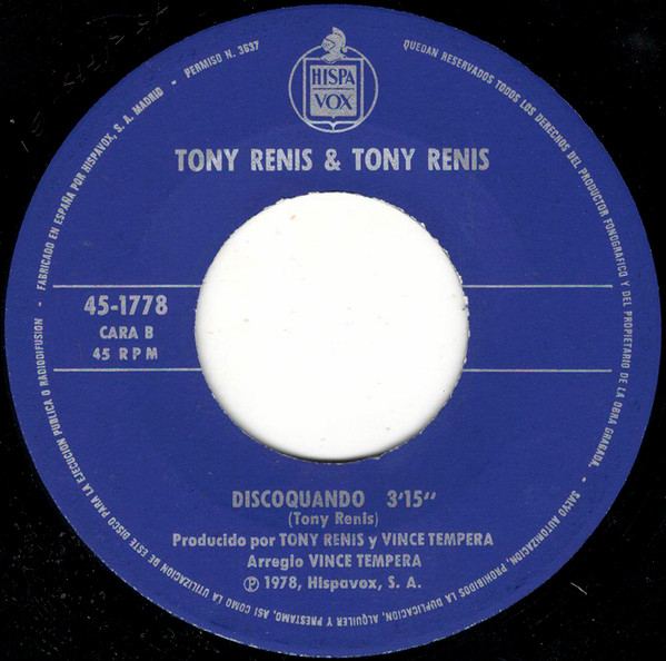 baixar álbum Tony Renis & Tony Renis - Discoquando Parte 1 2