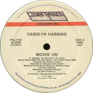 Carolyn Harding - Movin' On album cover