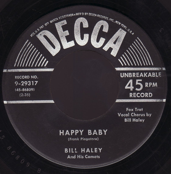 Bill Haley And His Comets – Happy Baby / Dim, Dim The Lights (I