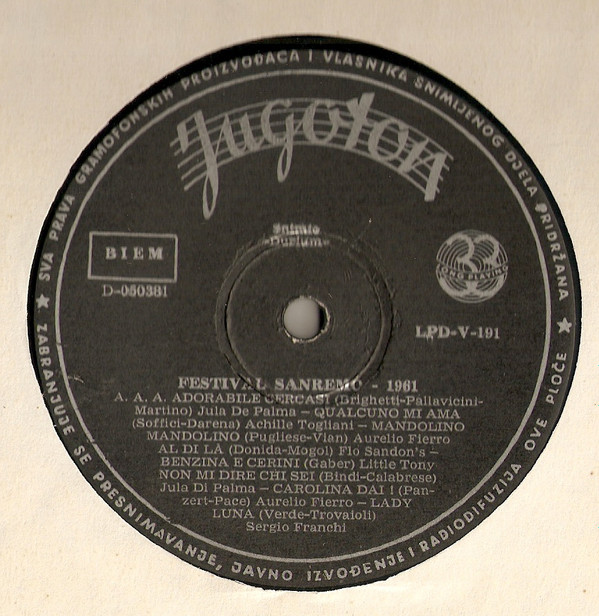 Album herunterladen Various - Festival Sanremo 1961