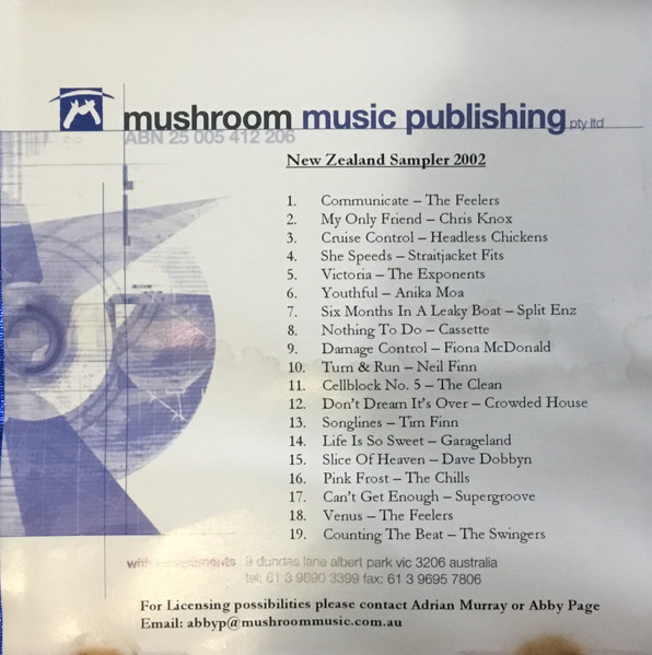 New Zealand Sampler 2002 (2002, CDr) - Discogs