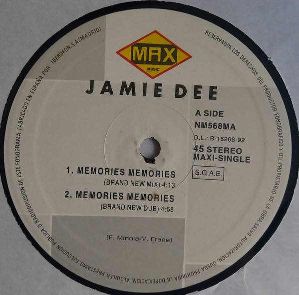 lataa albumi Jamie Dee - Memories Memories