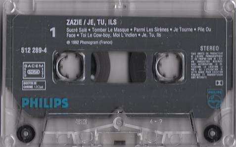 Zazie - Je, Tu, Ils | Releases | Discogs