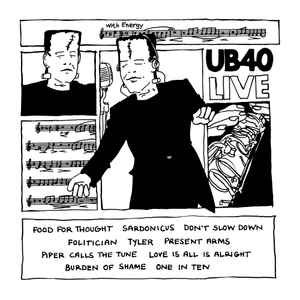 UB40 - Live album cover