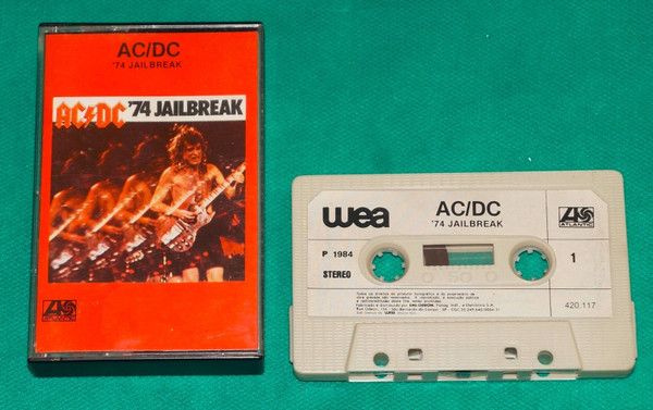 AC/DC CASSETTE '74 Jailbreak 1984 You Ain't Got A 