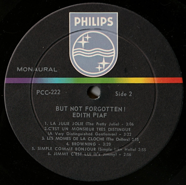 last ned album Edith Piaf - But Not Forgotten