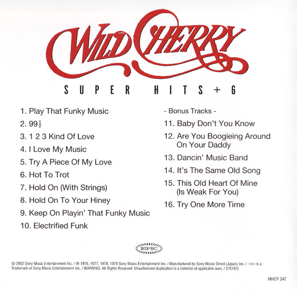 télécharger l'album Download Wild Cherry - Super Hits 6 album