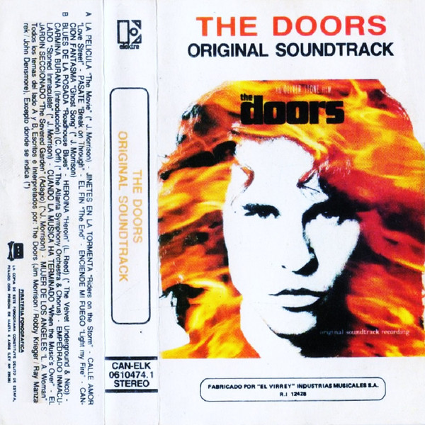 environment fuse Naughty The Doors – Original Soundtrack (1991, Cassette) - Discogs