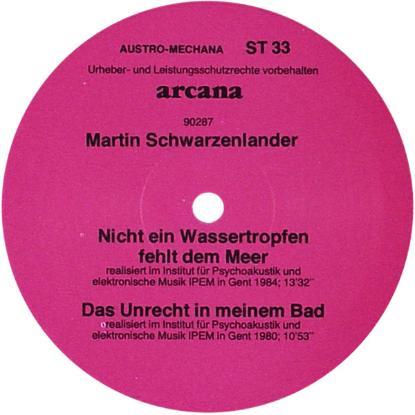 Album herunterladen Martin Fischer Martin Schwarzenlander - Warum Sollte Ich Wohl Ein Elektroakustisches Manifest Gegen Die Phallokratie