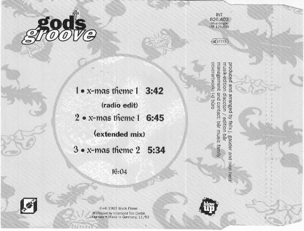 lataa albumi God's Groove - X Mas Theme 1 X Mas Theme 2