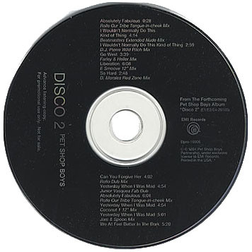 Pet Shop Boys - Disco 2 | Releases | Discogs