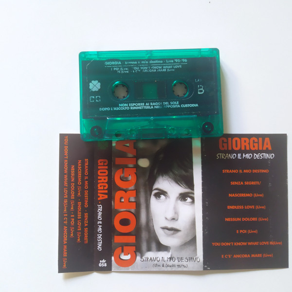 Giorgia – Strano Il Mio Destino (Live & Studio 95/96) (2005, CD) - Discogs