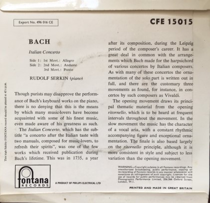 télécharger l'album Bach - Italian Concerto in F Major