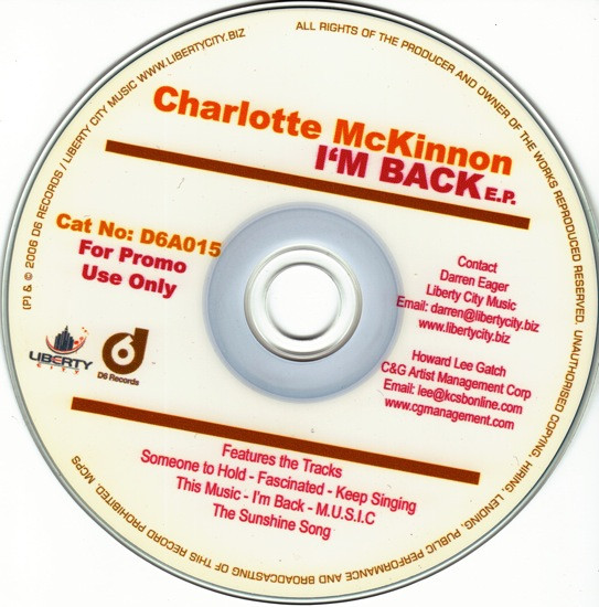 last ned album Charlotte McKinnon - Im Back