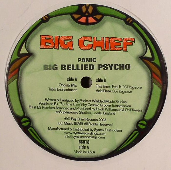 Album herunterladen Panic - Big Bellied Psycho