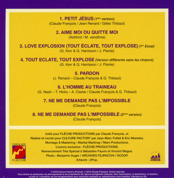 télécharger l'album Claude François - Les inédits 2