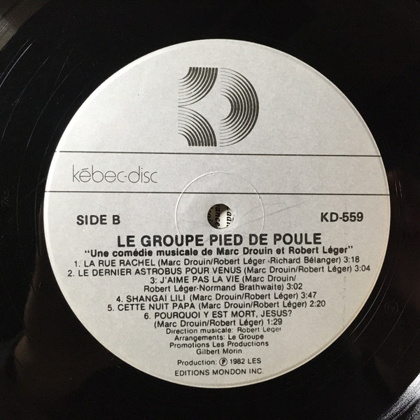 Le Groupe Pied De Poule - Pied De Poule [Vinyl] | Kébec-Disc (KD-559) - 5