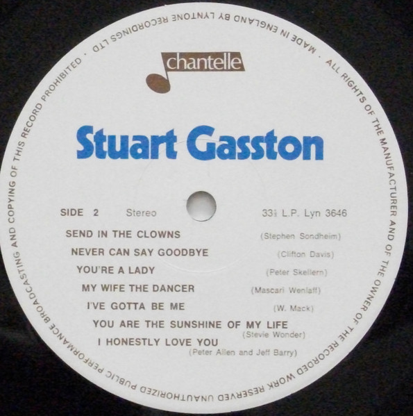Stuart Gasston – Stuart Gasston (Textured Sleeve, Vinyl) - Discogs