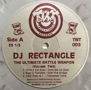 DJ Rectangle – The Ultimate Battle Weapon (1993, White, Vinyl